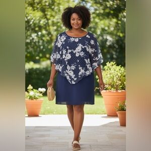 Alyx Blue and White Floral Dress